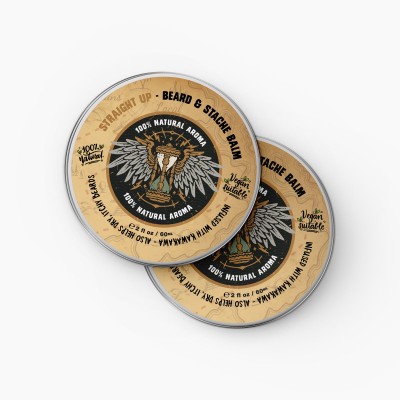 Straight Up Unscented Kawakawa Beard Balm