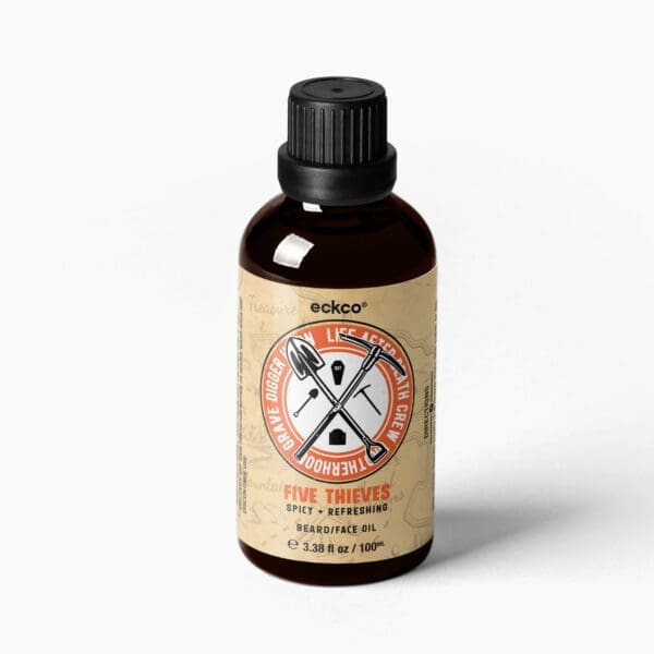 100ml Five Thieves Beard Oil Bottle