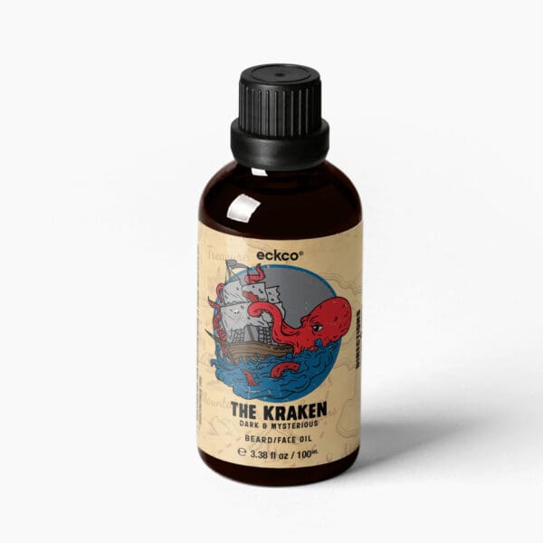 100ml The Kraken Beard Oil Bottle