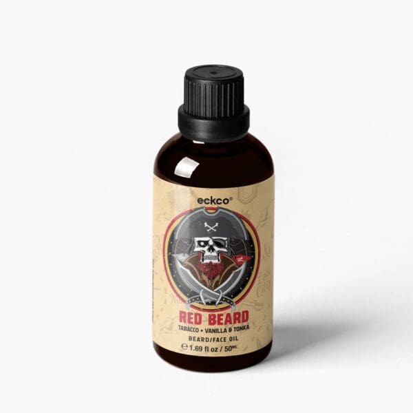 50ml Red Beard - Beard Oil Bottle