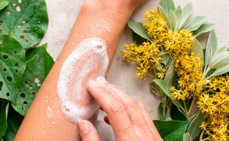 Natural soap for sensitive skin