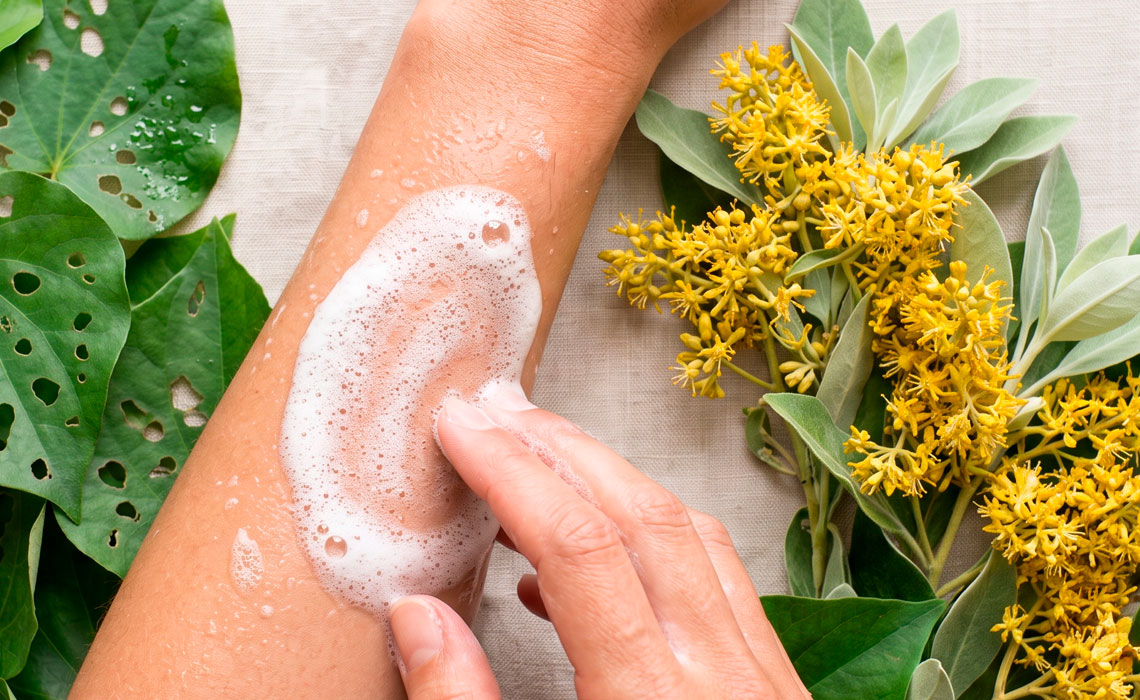 Natural soap for sensitive skin